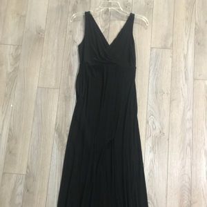 Black maxi dress